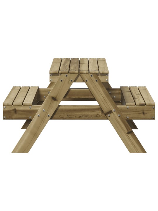 Piknikový stůl pro děti 88 x 97 x 52 cm impregnovaná borovice