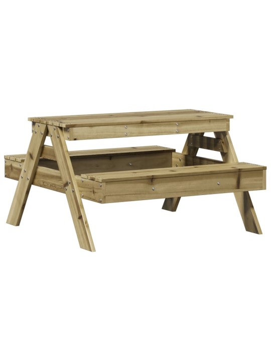 Piknikový stůl pro děti 88 x 97 x 52 cm impregnovaná borovice
