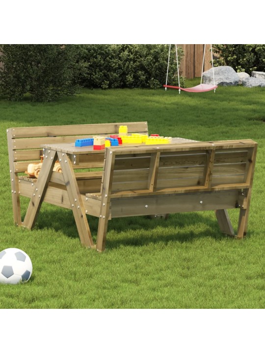 Piknikový stůl pro děti 88 x 122 x 58 cm impregnovaná borovice