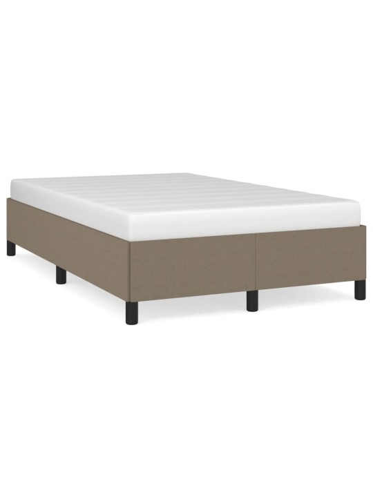 Rám postele bez matrací taupe 120x190 cm textil