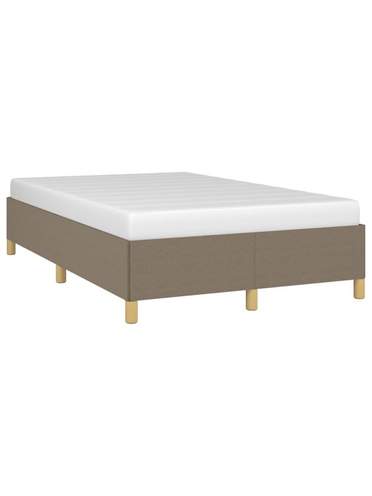 Rám postele bez matrací taupe 120x190 cm textil