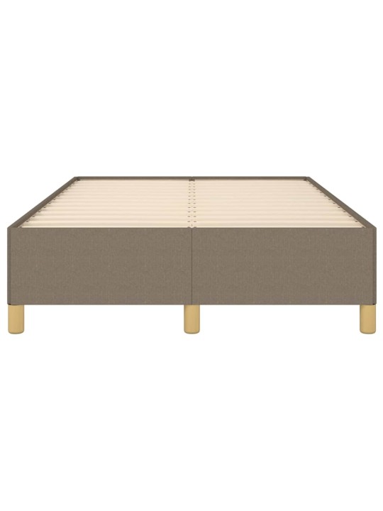 Rám postele bez matrací taupe 120x190 cm textil