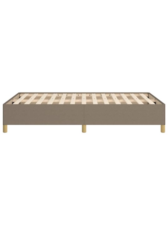 Rám postele bez matrací taupe 120x190 cm textil