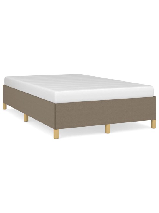 Rám postele bez matrací taupe 120x190 cm textil