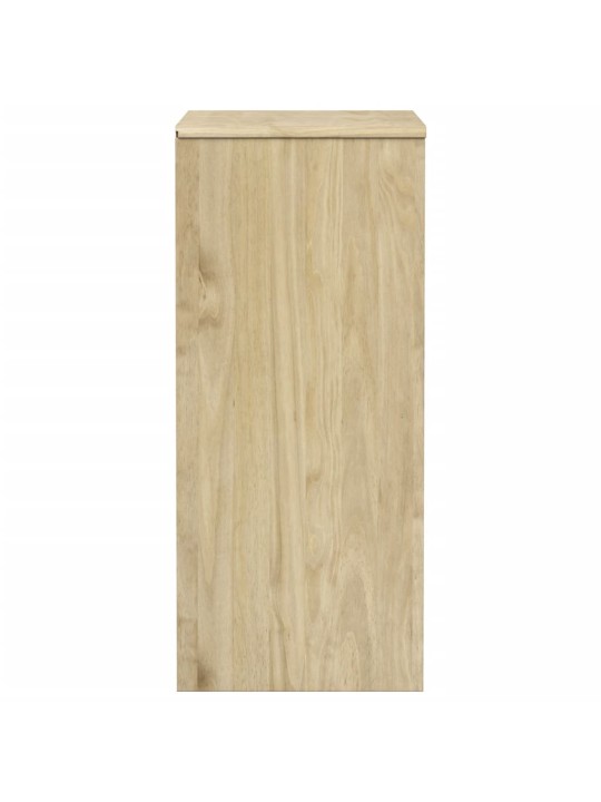 Zásuvková komoda SAUDA 76,5 x 39 x 91 cm masivní borové dřevo