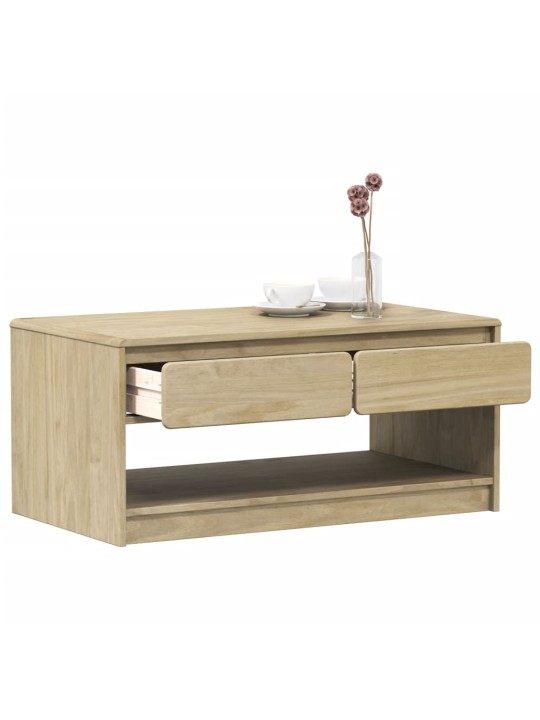 Konferenční stolek SAUDA dub 99 x 55 x 45 cm masivní borovice