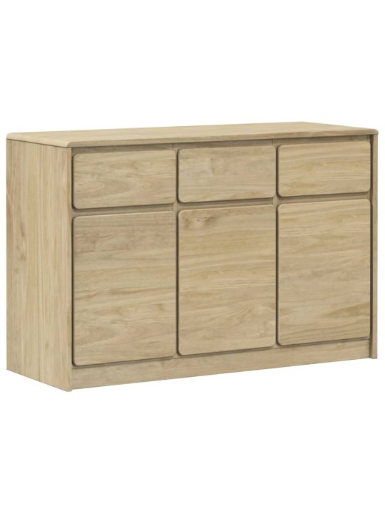 Příborník SAUDA dub 114 x 43 x 75,5 cm masivní borové dřevo