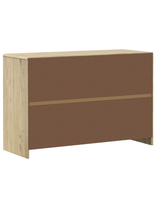 Příborník SAUDA dub 114 x 43 x 75,5 cm masivní borové dřevo