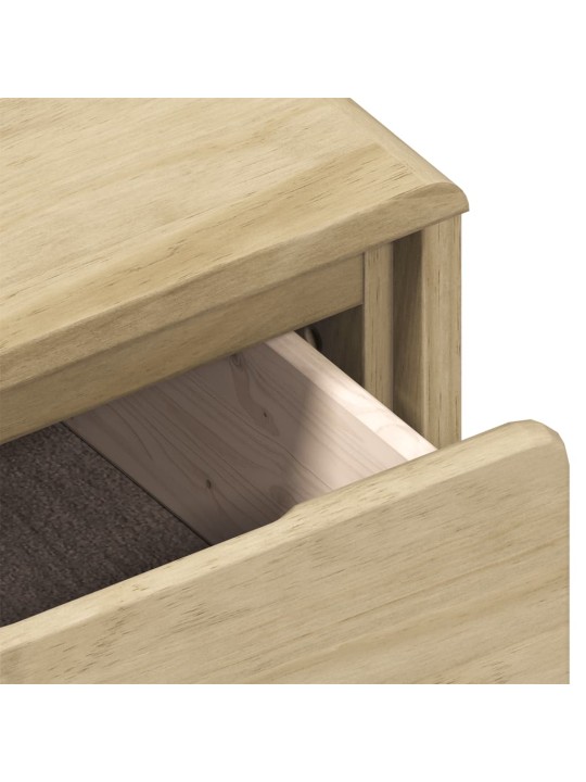 Příborník SAUDA dub 114 x 43 x 75,5 cm masivní borové dřevo