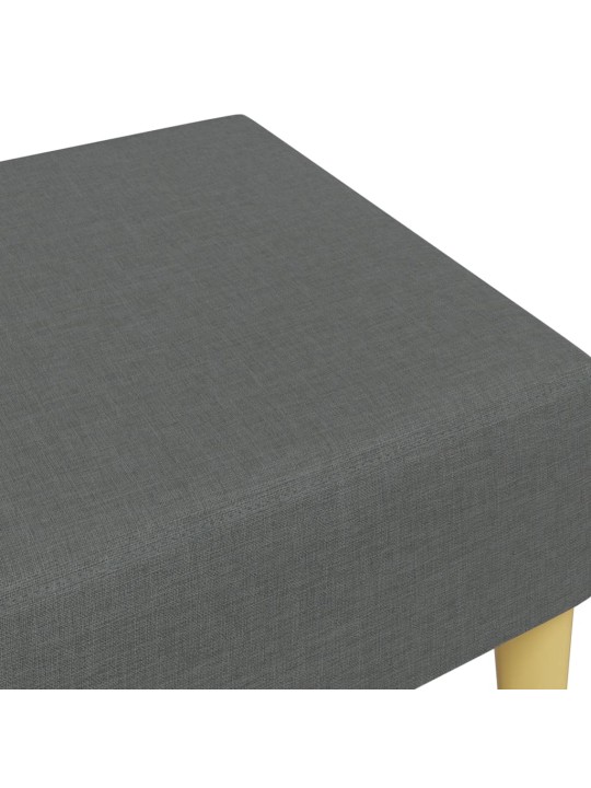 Podnožka tmavě šedá 77 x 55 x 31 cm textil