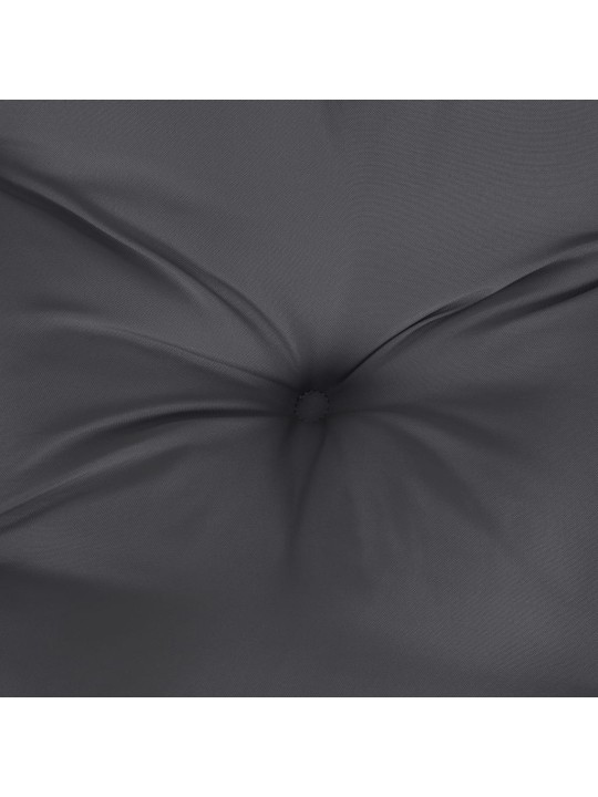 Podušky na židli vysoké opěradlo 2ks antracit melanž 120x50x7cm