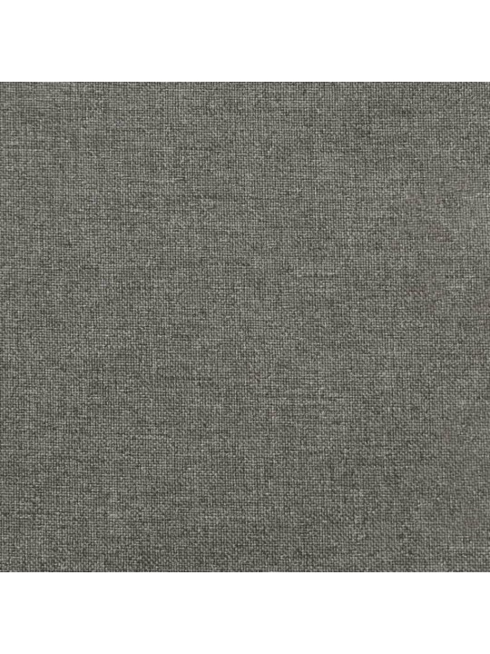 Podušky na židli vysoké opěradlo 2 ks šedá melanž 120x50x7 cm