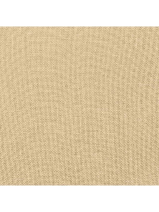 Podušky na židli vysoké opěradlo 2 ks béžová melanž 120x50x7 cm
