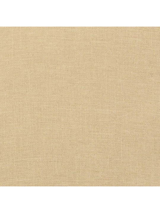 Podušky na židli vysoké opěradlo 6 ks béžová melanž 120x50x7 cm