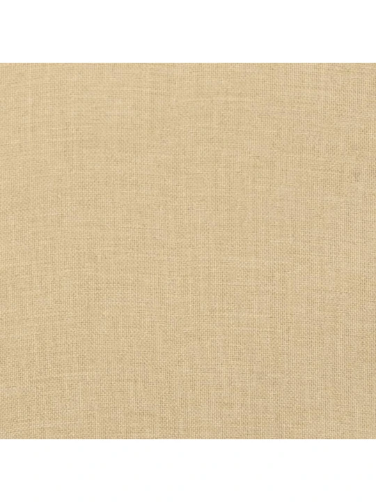Podušky na židli nízké opěradlo 4 ks béžová melanž 100x50x7 cm