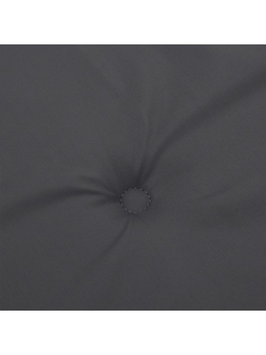 Podušky na židli vysoké opěradlo 6ks antracit melanž 120x50x4cm