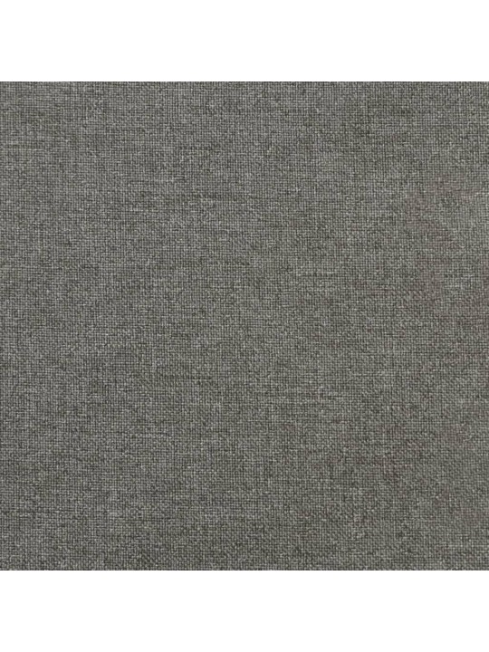 Podušky na židli vysoké opěradlo 2 ks šedá melanž 120x50x4 cm