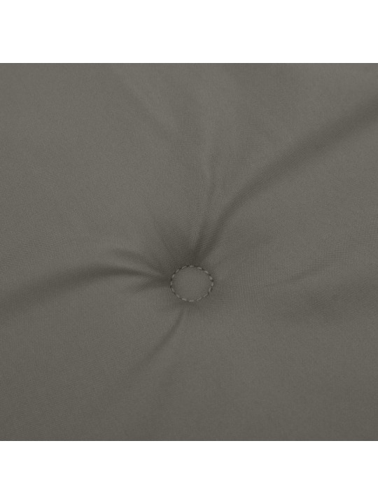 Podušky na židli vysoké opěradlo 4 ks šedá melanž 120x50x4 cm