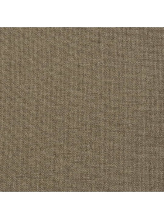 Podušky na židli vysoké opěradlo 2 ks taupe melanž 120x50x4 cm