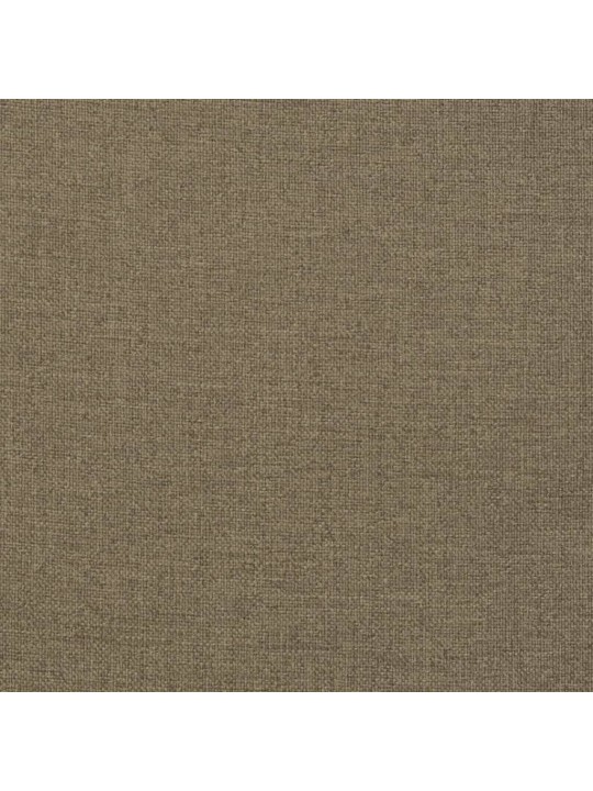 Podušky na židli vysoké opěradlo 4 ks taupe melanž 120x50x4 cm