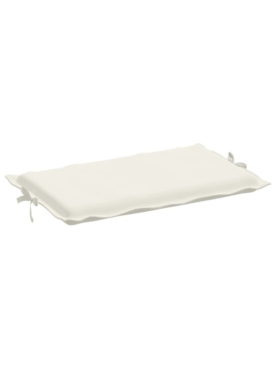Poduška na lehátko krémová melanž 186x58x4 cm textil