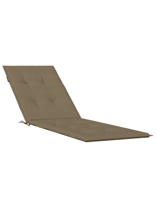 Poduška na polohovací židli taupe melanž (75+105) x 50 x 4cm textil