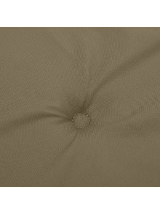 Poduška na polohovací židli taupe melanž (75+105) x 50 x 4cm textil