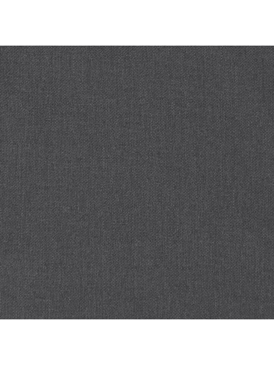 Poduška na lehátko antracitová melanž 200 x 50 x 4 cm textil