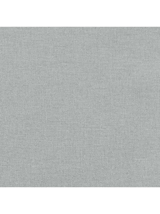 Poduška na lehátko světle šedá melanž 200 x 60 x 4 cm textil