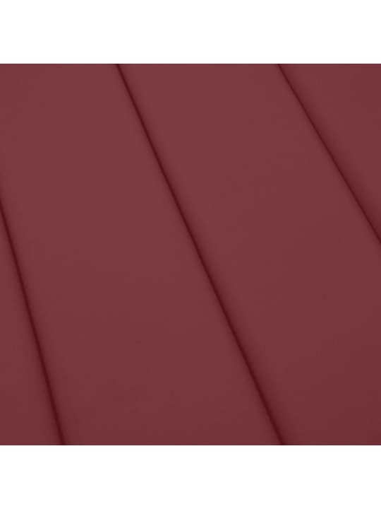 Poduška na lehátko vínová melanž 200 x 60 x 4 cm textil