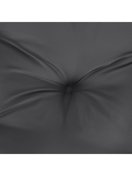 Poduška na zahradní lavici antracitová melanž 100x50x7cm textil