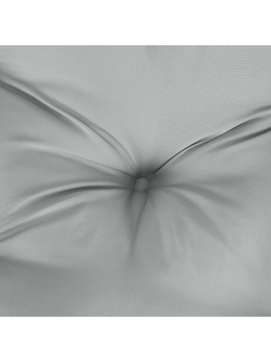 Poduška na zahradní lavici světle šedá melanž 100x50x7cm textil
