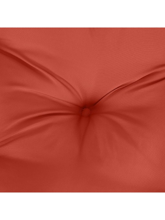 Poduška na zahradní lavici červená melanž 100x50x7 cm textil