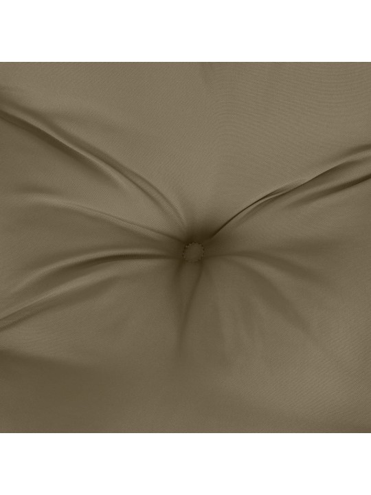 Poduška na zahradní lavici taupe melanž 100 x 50 x 7 cm textil