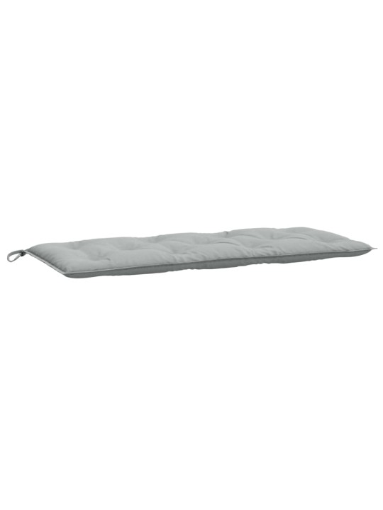 Poduška na zahradní lavici světle šedá melanž 120x50x7cm textil