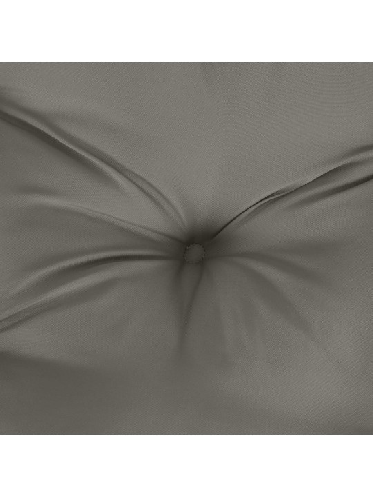 Poduška na zahradní lavici tmavě šedá melanž 120x50x7 cm textil