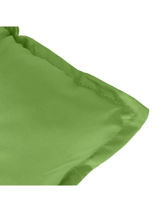 Poduška na zahradní lavici zelená melanž 120 x 50 x 7 cm textil