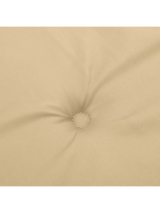 Poduška na zahradní lavici béžová melanž 150 x 50 x 7 cm textil