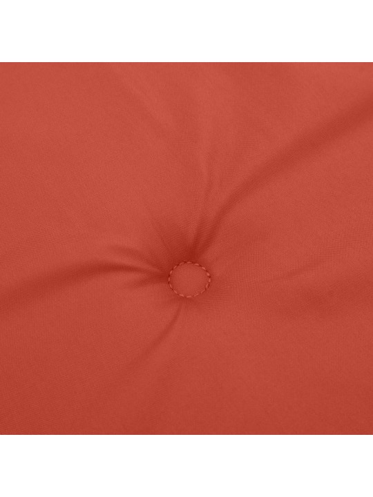 Poduška na zahradní lavici červená melanž 150x50x7 cm textil