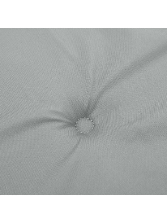 Poduška na zahradní lavici světle šedá melanž 180x50x7cm textil