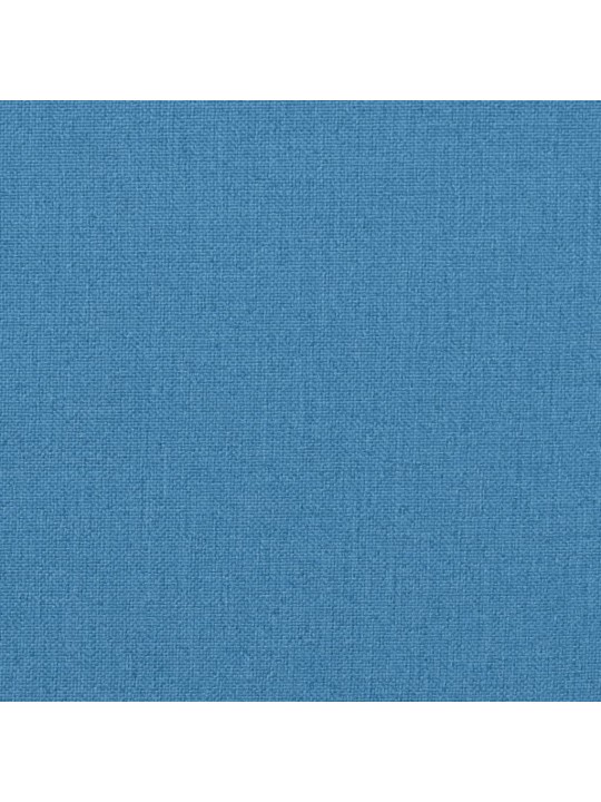 Poduška na zahradní lavici modrá melanž 180 x 50 x 7 cm textil