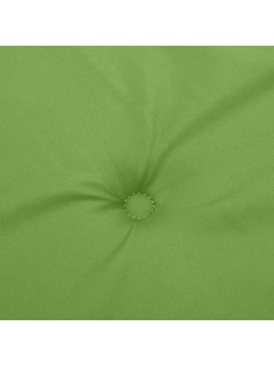 Poduška na zahradní lavici zelená melanž 180 x 50 x 7 cm textil
