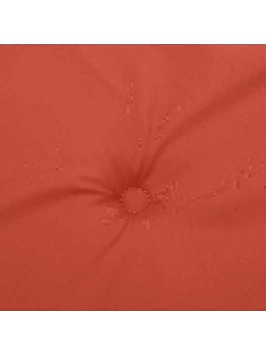 Poduška na zahradní lavici červená melanž 180x50x7 cm textil