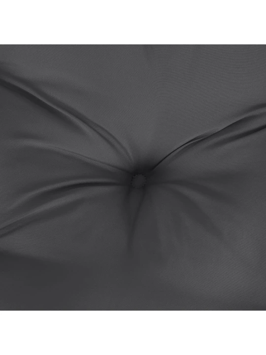 Podušky na zahradní lavici 2 ks antracitová melanž 100x50x7 cm