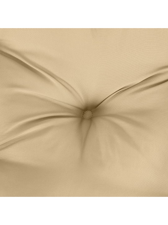 Podušky na zahradní lavici 2 ks béžová melanž 100x50x7cm textil