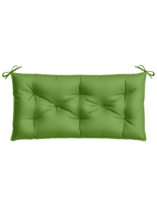 Podušky na zahradní lavici 2 ks zelená melanž 100x50x7cm textil