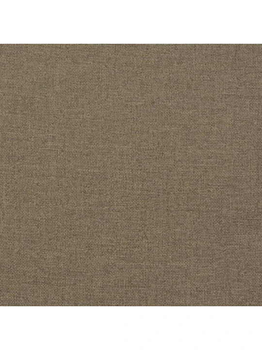 Podušky na zahradní lavici 2 ks taupe melanž 100x50x7 cm textil