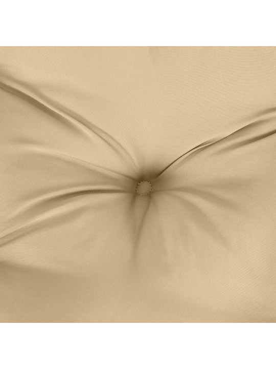 Podušky na zahradní lavici 2 ks béžová melanž 120x50x7cm textil