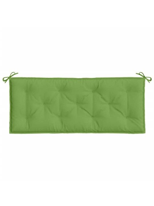 Podušky na zahradní lavici 2 ks zelená melanž 120x50x7cm textil