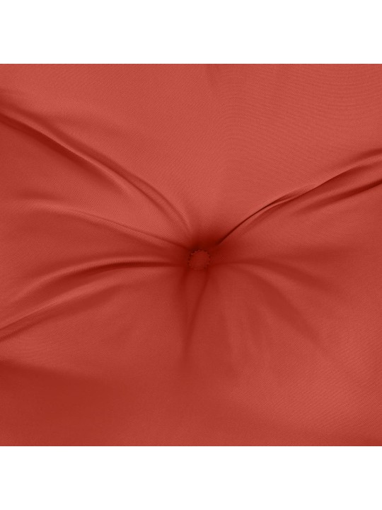 Podušky na zahradní lavici 2 ks červená melanž 120 x 50 x 7 cm